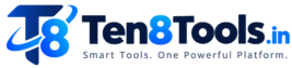 Ten8Tools.in logo – online tools platform